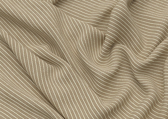 Montierre Stripe, Soft Raffia - Twist&Fit Roman Blind - Image 4